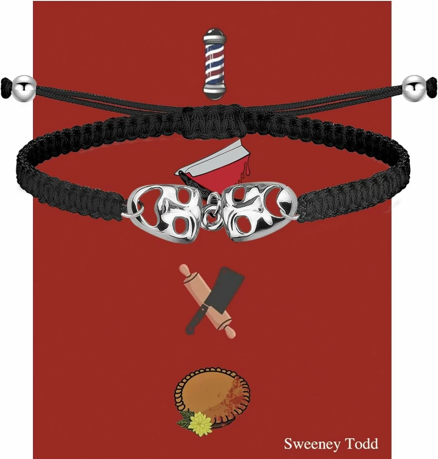 "TIIMG Broadway Musical Theatre Bracelet - Drama Lover Gift for Women & Men - Inspired by Broadway Shows - Unique Theatre Jewelry Gift"