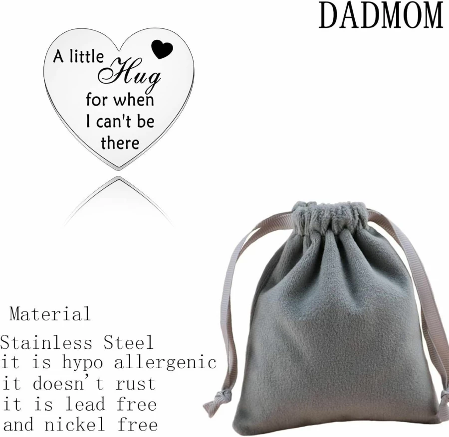 "Heartfelt Hug Token Gift for Women & Men - Thoughtful Present for Family, Friends, Birthdays & Christmas"
